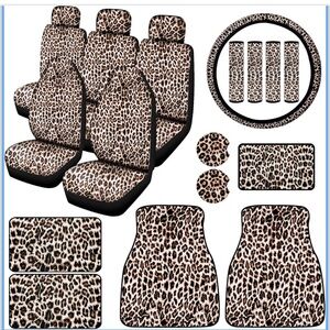 Leopard Print Car Seat Covers & Accessories